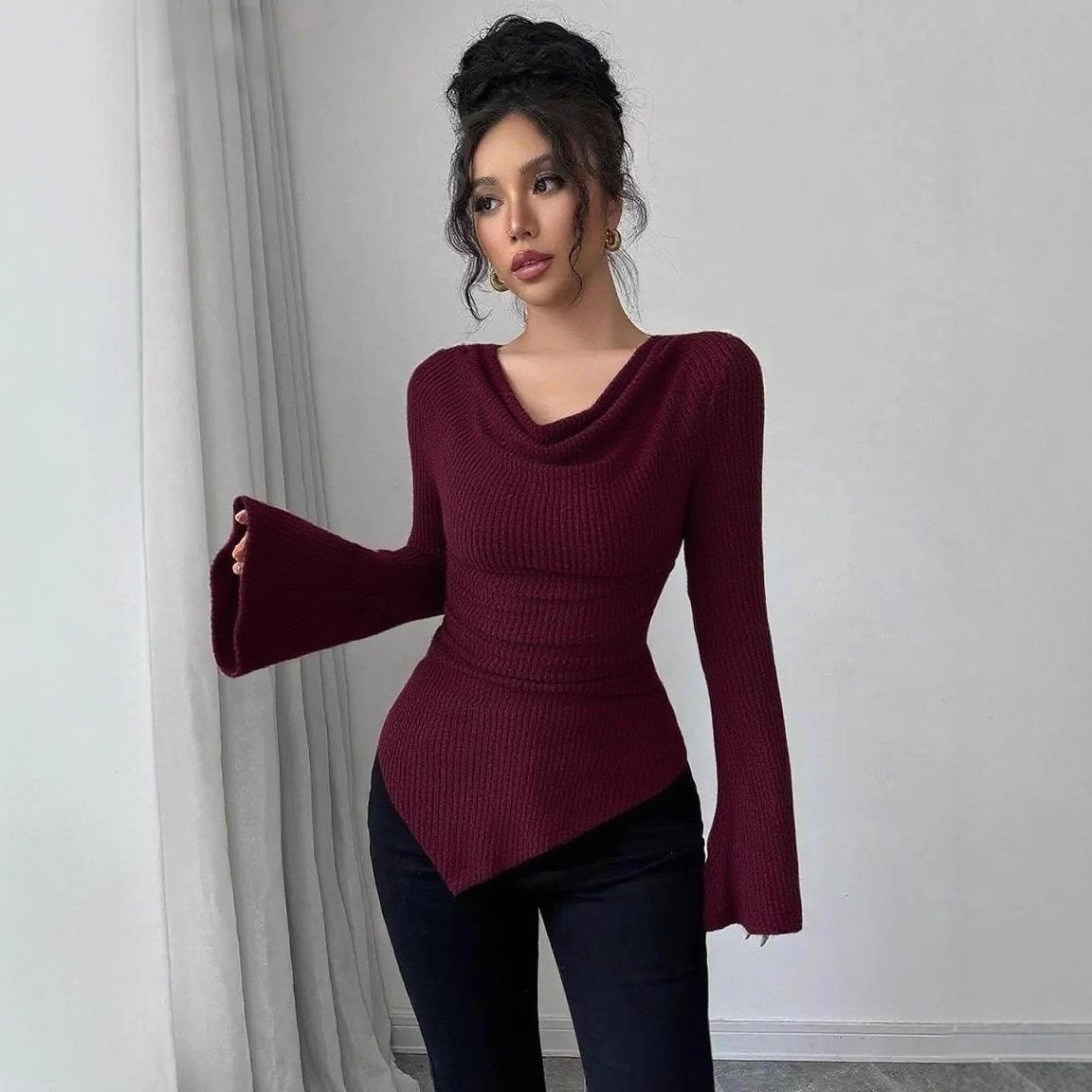 Women's Blouse Longsleeve Soli - Blouse Off Shoulder review and price