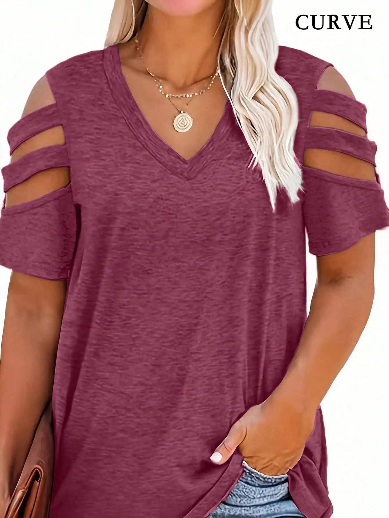 Women Fashion Plus Size 1XL-5X - Blouse Off Shoulder review and price