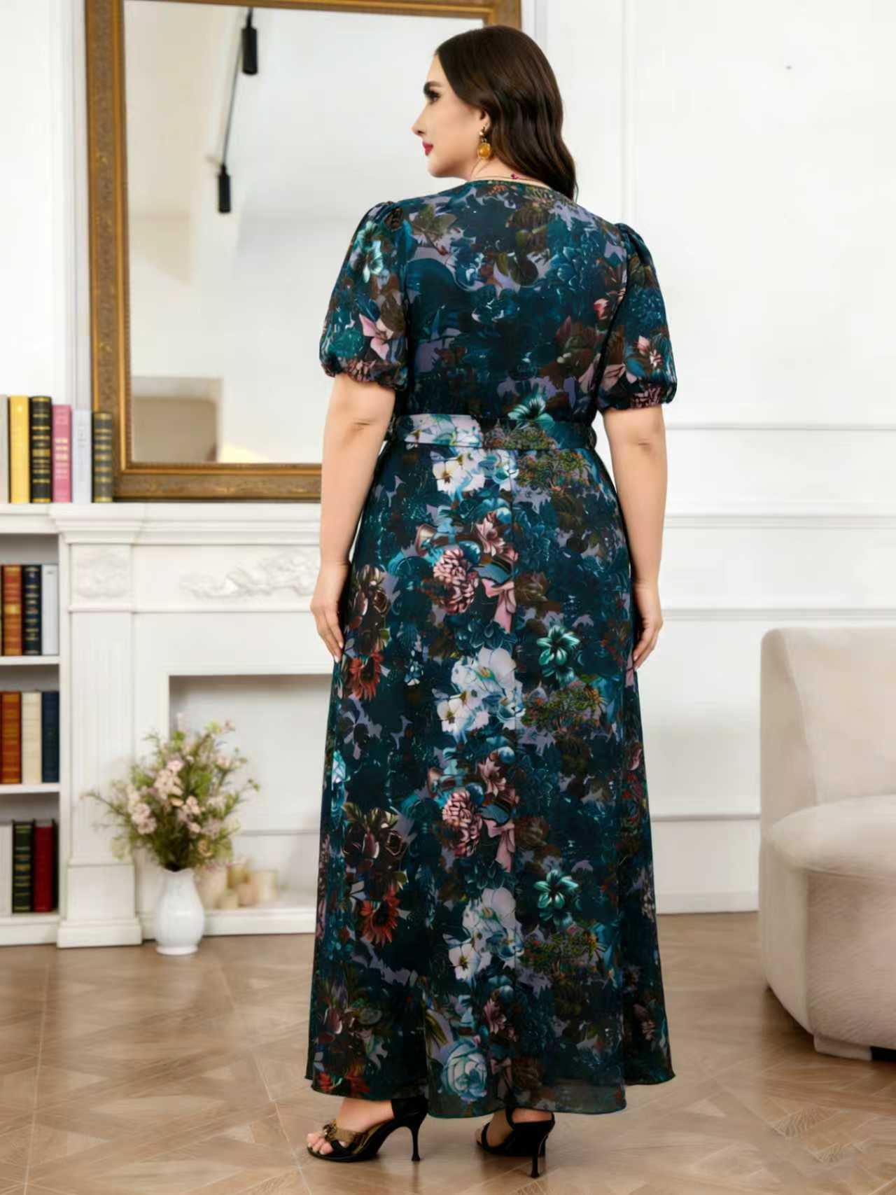 2026 New Arrival Plus Size Wom - Romper Floral Print review and price
