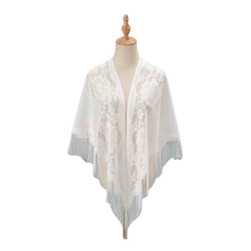 Floral Lace Shawl Wrap Women E - Kimono Sheer Floral review and price