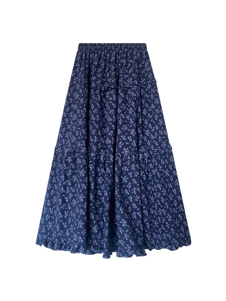 plus Size Women's High Waist F - Midi Skirt Floral review and price