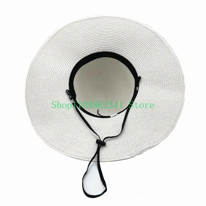 652F Elegant Floppy Straw Hat  - Hat Floppy Wide review and price