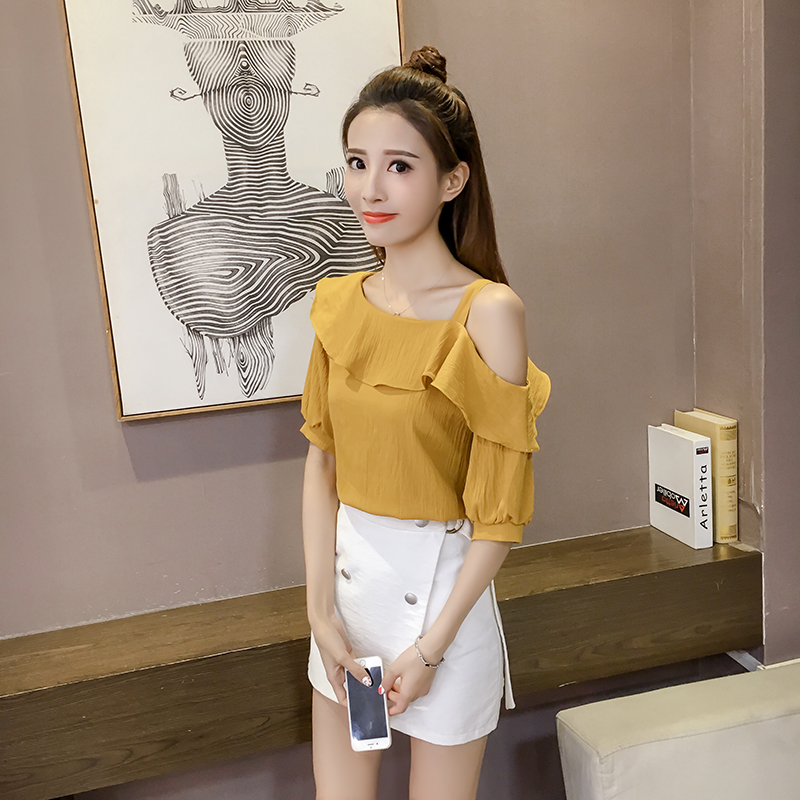 New Summer Women Sexy off-the- - Blouse Off Shoulder review and price